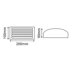 Aplique Para Exterior 1xE27 Marrón IP54 -Jardinería Equipos Tienda 004b369fda448726