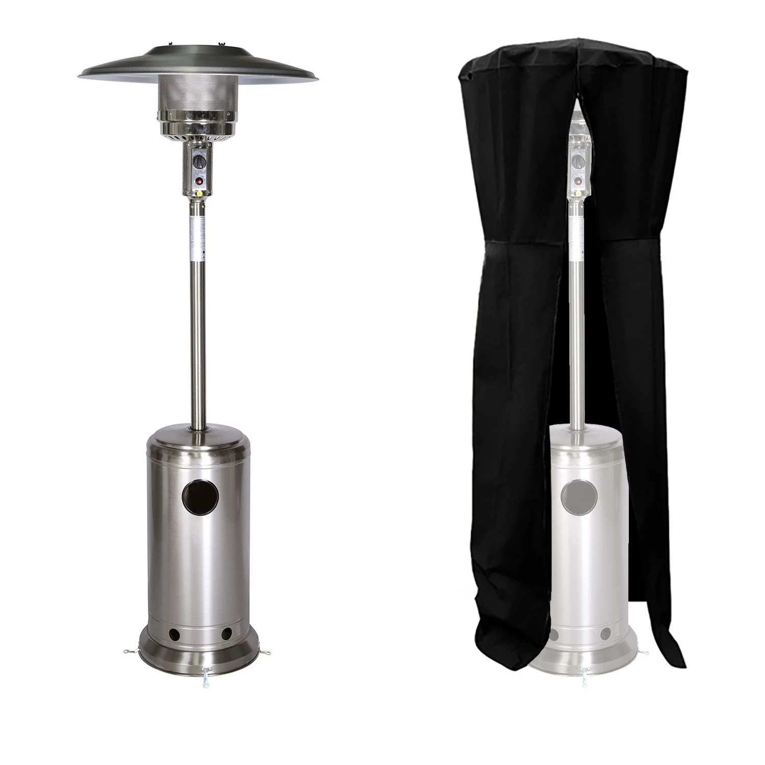 Estufa De Gas Oslo Para Exterior - Acero Inox + Funda 1 Estufa De Gas Oslo Para Exterior - Acero Inox + Funda