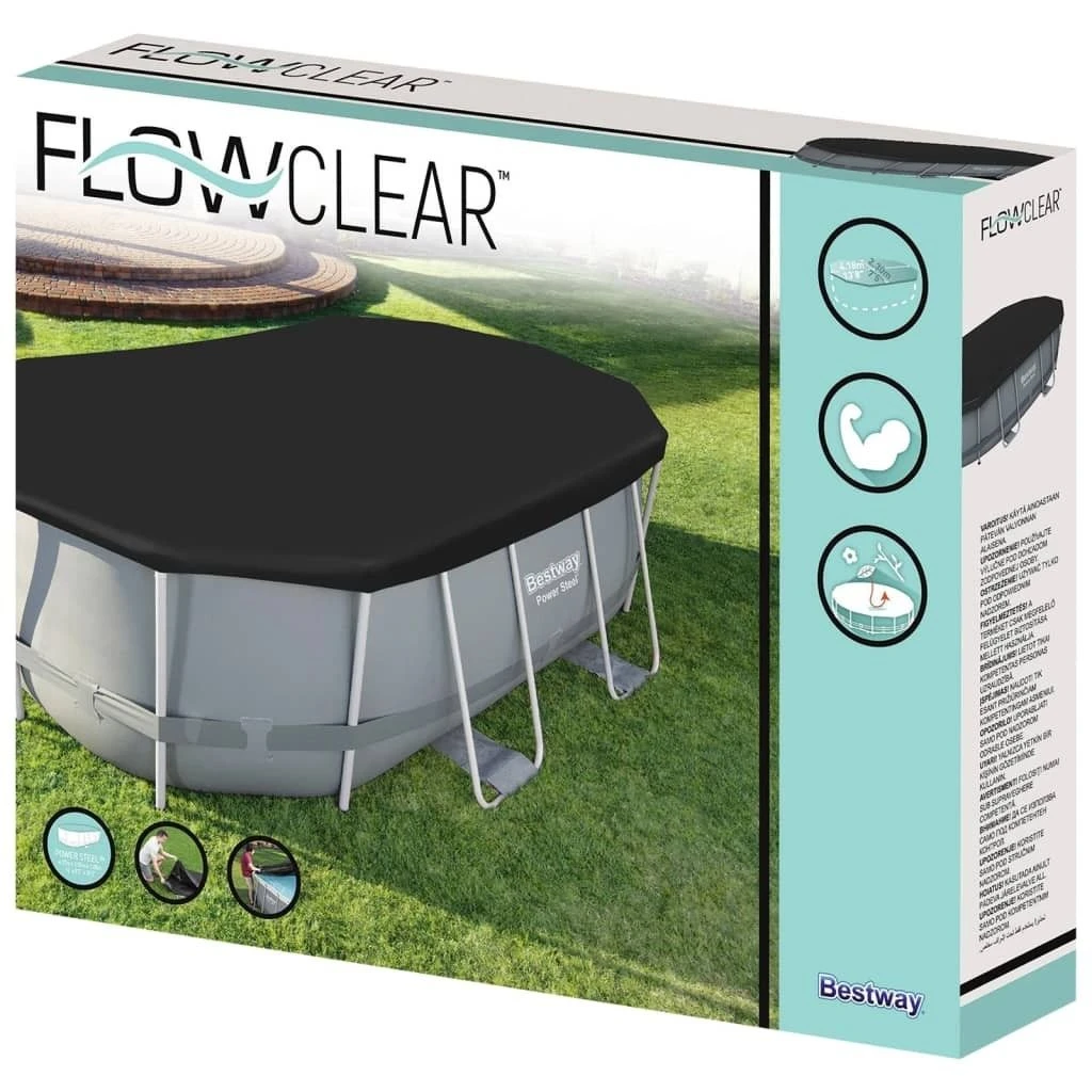 Bestway Flowclear Cubierta Para Piscina 418x230 Cm 2 Bestway Flowclear Cubierta Para Piscina 418x230 Cm - Imagen 2