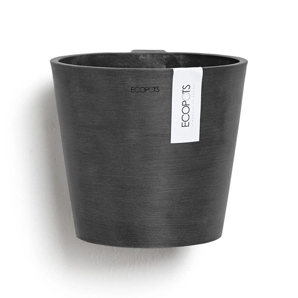 Ecopots Maceta Colgante Amsterdam Wall Dark Grey - ø 20 X H. 17,5 Cm - 4 L 3 Ecopots Maceta Colgante Amsterdam Wall Dark Grey - ø 20 X H. 17,5 Cm - 4 L - Imagen 3