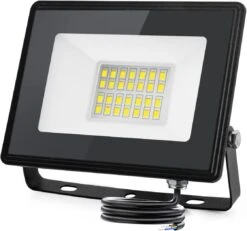 Aigostar Foco Led Exterior 20w 2050 Lúmen, Impermeable Ip65, 6500k