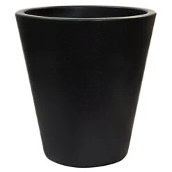 WellHome Macetero Polietileno Antracita 40x40 Cm