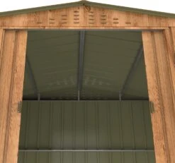 CASETA COBERTIZO METAL JARDIN HERCULES 10X8 MARRON DURAMAX -Jardinería Equipos Tienda 2269310aa1b14242