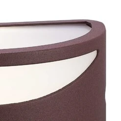 Aplique De Exterior Classic II Media Circunferencia Marrón 1xE27 IP54 Wonderlamp -Jardinería Equipos Tienda 2631b85e71a1bed9