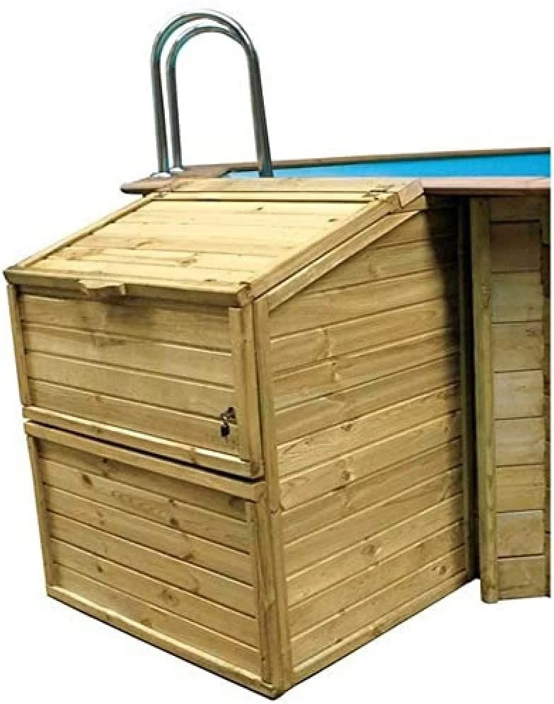 LOCAL TECNICO DE FILTRACION DE MADERA PARA PISCINAS GRE 120 CMTS 3 LOCAL TECNICO DE FILTRACION DE MADERA PARA PISCINAS GRE 120 CMTS - Imagen 3