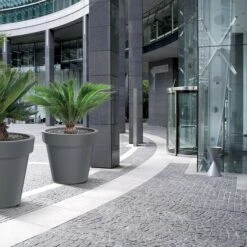 Prosperplast Maceta LEXO ROUND 212L 800x800x740 Gris Piedra 11 Prosperplast Maceta LEXO ROUND 212L 800x800x740 Gris Piedra -Jardinería Equipos Tienda 302e4ee50141742e