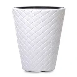 Prosperplast Maceta MATUBA 34LCon Depósito 400x400x480 Blanco