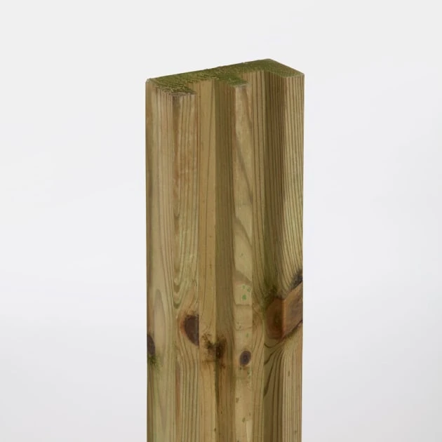 Poste Madera Doble Ranura "lemhi"240 X 4,5 X 9 3 Poste Madera Doble Ranura "lemhi"240 X 4,5 X 9 - Imagen 3