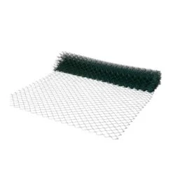 Malla De Simple Torsión Plastificada 1,5 X 20 M - Hueco 50 X 50 Mm