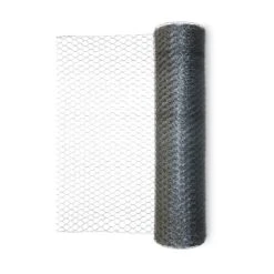Malla De Triple Torsión Galvanizada 1 X 10 M - Hueco 50 X 50 Mm