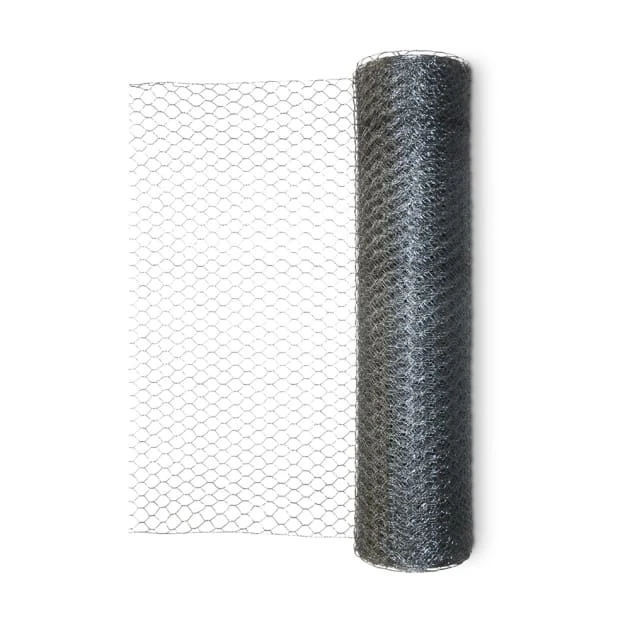 Malla De Triple Torsión Galvanizada 1 X 10 M - Hueco 50 X 50 Mm 1 Malla De Triple Torsión Galvanizada 1 X 10 M - Hueco 50 X 50 Mm