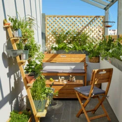 Silla De Jardín De Madera Plegable Denia -Jardinería Equipos Tienda 3663602935971 28c bi