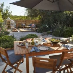 Silla De Jardín De Madera Plegable Denia -Jardinería Equipos Tienda 3663602935971 29c BI