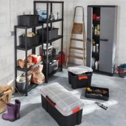 Armario Alto 173x68x39 Cm -Jardinería Equipos Tienda 3663602991588 25c BI