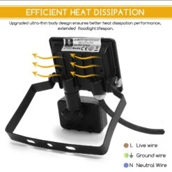 30W Foco LED Con Sensor Movimiento, 2700LM, IP65, 4000K, Aigostar -Jardinería Equipos Tienda 3d3d40d9e2faba51