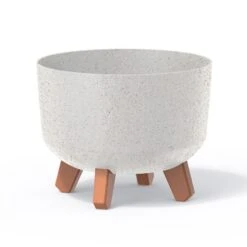 Prosperplast Macetero Blanco Roto GRACIA 23,5 X23,5 X18,7 Cm 5,1 L