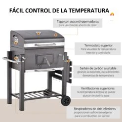 Barbacoa De Carbón Outsunny 846-013 10 Barbacoa De Carbón Outsunny 846-013 -Jardinería Equipos Tienda 41bb3ca4b008a82b