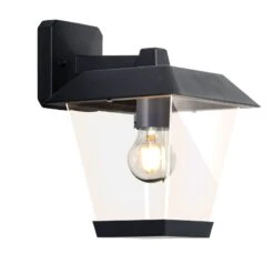 Aigostar Aplique Pared Exterior,GU10 Antracita Aluminio Up Down Lámpara