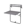 Mesa Plegable Para Balcón Gris Saba 90x70x60 Cm GoodHome