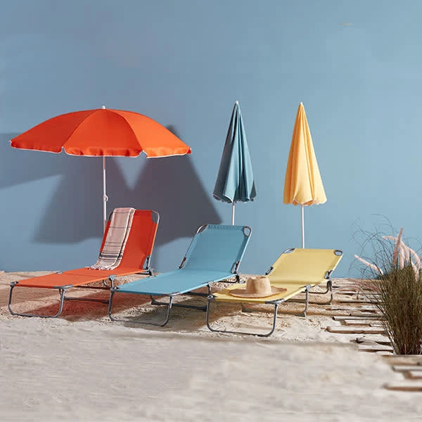 Tumbona Plegable Curacao Naranja 8 Tumbona Plegable Curacao Naranja - Imagen 8