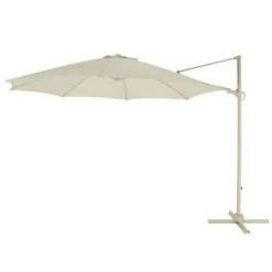 Parasol Excéntrico Mallorca ø 3,5x2,5 M Beige