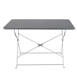 Mesa De Jardín Plegable Gris Saba 71x70x110 Cm GoodHome -Jardinería Equipos Tienda 5059340137001 22c bi