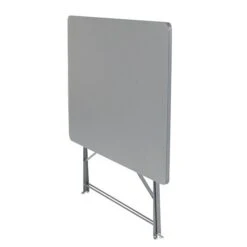 Mesa De Jardín Plegable Gris Saba 71x70x110 Cm GoodHome -Jardinería Equipos Tienda 5059340137001 23c bi