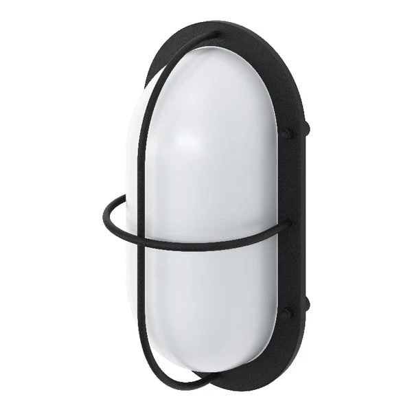 Aplique Exterior Oval Negro Pinusa 1 Aplique Exterior Oval Negro Pinusa