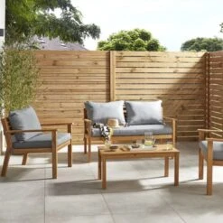 Panel Ocultación Madera Skimia V2 Marrón 180x60 Cm 9 Panel Ocultación Madera Skimia V2 Marrón 180x60 Cm -Jardinería Equipos Tienda 5059340668918 21c BI