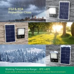 Aigostar Foco Proyector Led Solar Con Mando A Distancia,300w,6500k Ip66,2m 9 Aigostar Foco Proyector Led Solar Con Mando A Distancia,300w,6500k Ip66,2m -Jardinería Equipos Tienda 51322e4f05f11b57