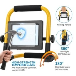 Foco De Trabajo LED 20W, 1800LM, Giratorio 360º, 6500K Aigostar 8 Foco De Trabajo LED 20W, 1800LM, Giratorio 360º, 6500K Aigostar -Jardinería Equipos Tienda 590c13a48dace11b