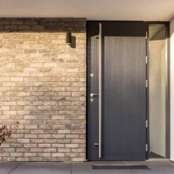 Aplique De Pared Exterior Chill Negro Cilíndrico 1xGU10 IP44 Wonderlamp -Jardinería Equipos Tienda 5ed71e9949863d76