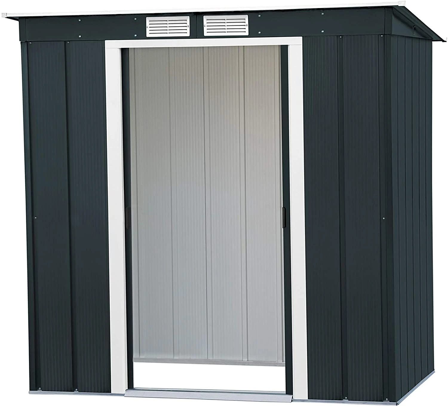 CASETA COBERTIZO METAL JARDIN ECO PENT ROOF 8X4 GRIS DURAMAX 2 CASETA COBERTIZO METAL JARDIN ECO PENT ROOF 8X4 GRIS DURAMAX - Imagen 2