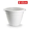 Maceta Redonda 45x33,5cm 1142101 Blanca
