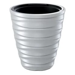 Prosperplast Maceta FREZE 28L., Con Depósito, 383x383x419, Color Blanco