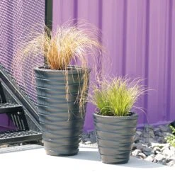 Prosperplast Maceta FREZE 28L., Con Depósito, 383x383x419, Color Blanco -Jardinería Equipos Tienda 6385316e4fa832.10220049