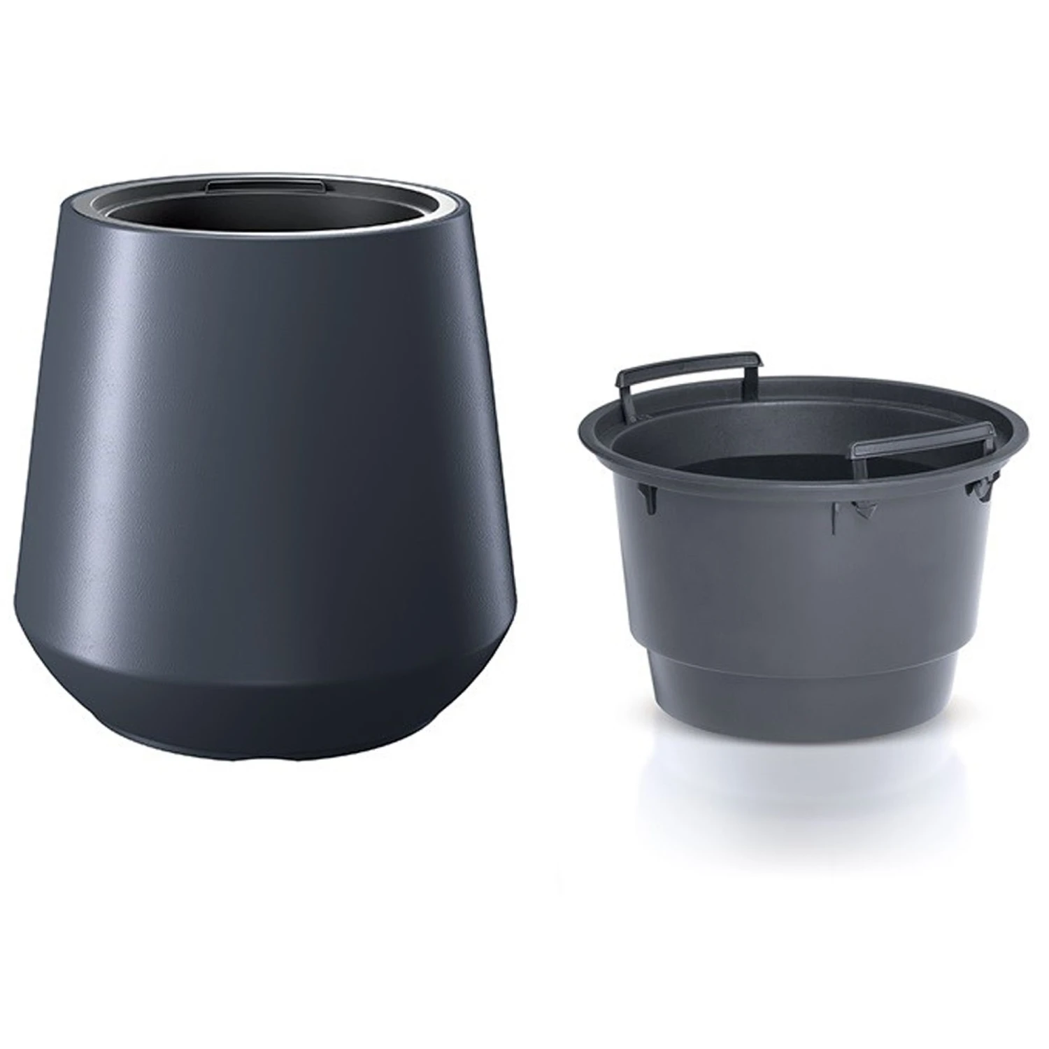 Prosperplast Maceta HEOS 51L., Con Depósito, 439x439x440, Color Antracita 4 Prosperplast Maceta HEOS 51L., Con Depósito, 439x439x440, Color Antracita - Imagen 4
