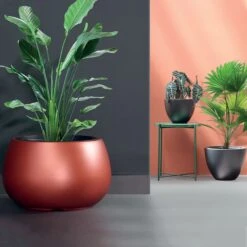 Prosperplast Maceta HEOS 18L., Con Depósito, 370x370x230, Color Antracita -Jardinería Equipos Tienda 638540cbcf4473.07612205