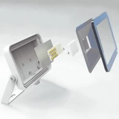 Pack 2X Focos Proyector LED 10W 3000K Blanco IP66 -Jardinería Equipos Tienda 638543a1d17d10.47032988