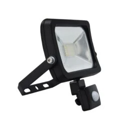 Pack 2X Focos Proyector LED 10W Con Detector De Movimiento PIR Negro IP44 -Jardinería Equipos Tienda 638543ab7e1c23.66680864
