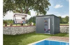 CASETA METALICA BIOHORT JARDIN AVANTGARDE A7 DOBLE PUERTA COLOR GRIS OSCURO -Jardinería Equipos Tienda 6389679172cbb4.30048838