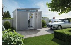 CASETA METALICA BIOHORT JARDIN AVANTGARDE A7 DOBLE PUERTA COLOR GRIS OSCURO -Jardinería Equipos Tienda 638967917ccb84.96976120