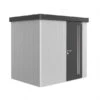 CASETA METALICA BIOHORT JARDIN NEO 3B COLOR GRIS CUARZO