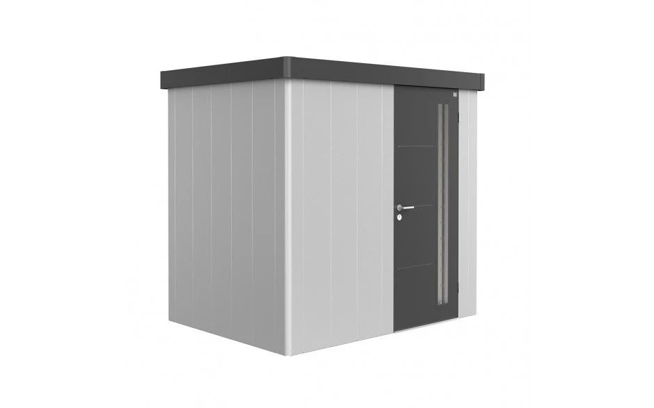 CASETA METALICA BIOHORT JARDIN NEO 3B COLOR GRIS CUARZO 1 CASETA METALICA BIOHORT JARDIN NEO 3B COLOR GRIS CUARZO