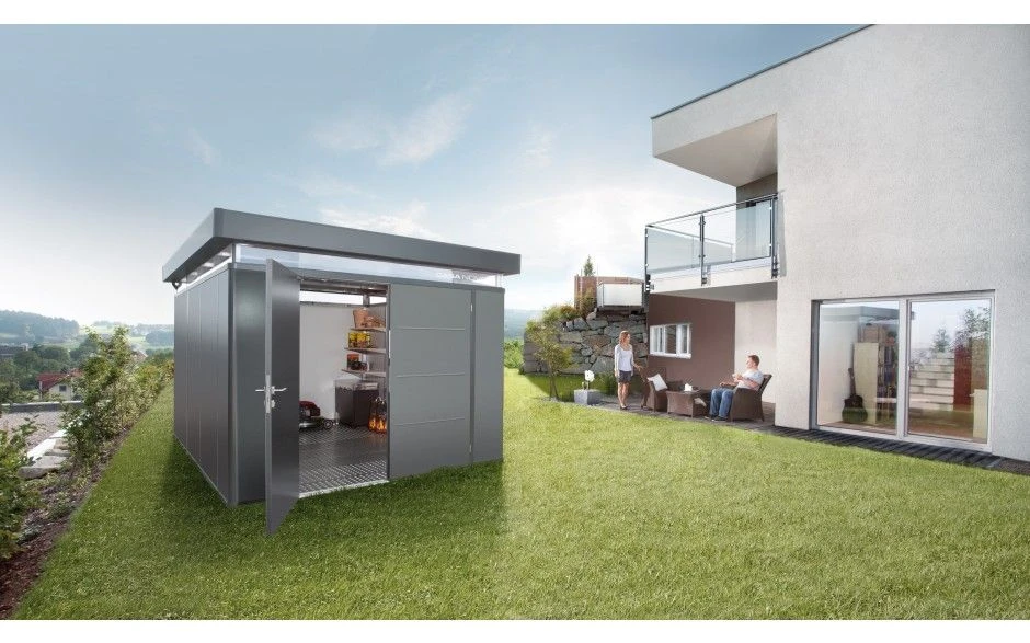 CASETA METALICA BIOHORT JARDIN CASANOVA 3X5 COLOR GRIS CUARZO 1 CASETA METALICA BIOHORT JARDIN CASANOVA 3X5 COLOR GRIS CUARZO