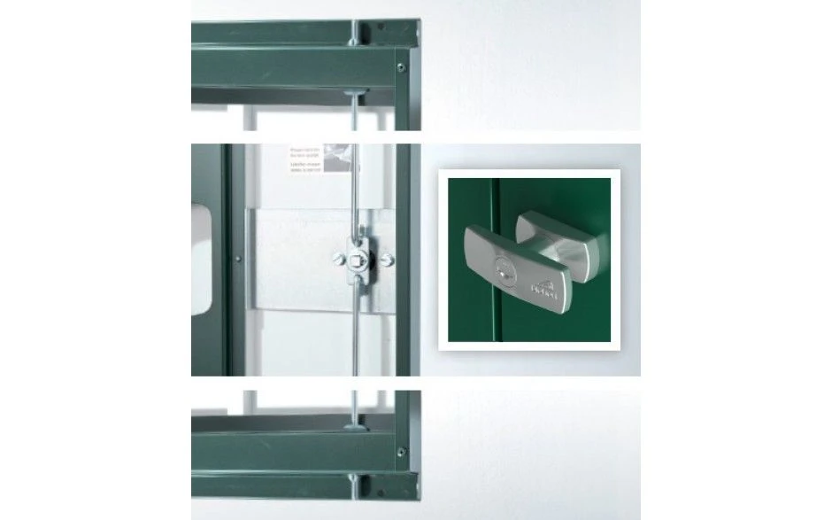 CASETA METALICA BIOHORT JARDIN EUROPA 3 COLOR GRIS OSCURO 5 CASETA METALICA BIOHORT JARDIN EUROPA 3 COLOR GRIS OSCURO - Imagen 5