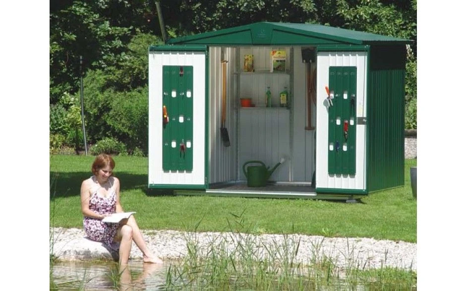 CASETA METALICA BIOHORT JARDIN EUROPA 3 COLOR GRIS OSCURO 3 CASETA METALICA BIOHORT JARDIN EUROPA 3 COLOR GRIS OSCURO - Imagen 3