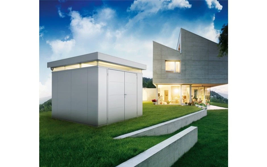 CASETA METALICA BIOHORT JARDIN CASANOVA 3X3 COLOR GRIS CUARZO 2 CASETA METALICA BIOHORT JARDIN CASANOVA 3X3 COLOR GRIS CUARZO - Imagen 2