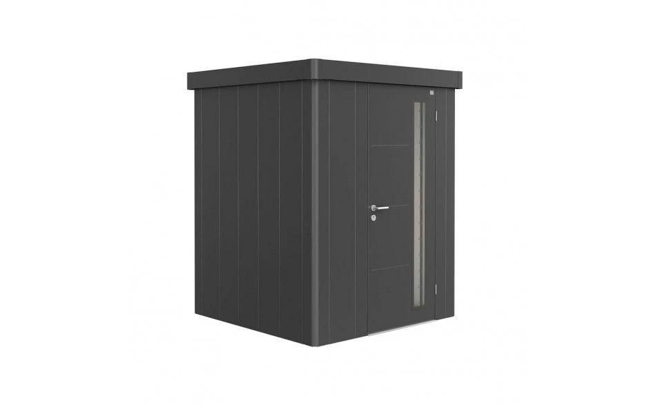 CASETA METALICA BIOHORT JARDIN NEO 1A COLOR GRIS OSCURO 1 CASETA METALICA BIOHORT JARDIN NEO 1A COLOR GRIS OSCURO