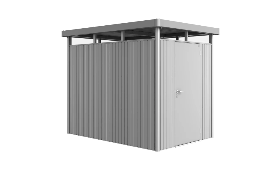 CASETA METALICA BIOHORT JARDIN HIGHLINE H3 COLOR PLATA 1 CASETA METALICA BIOHORT JARDIN HIGHLINE H3 COLOR PLATA